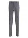 Germano 1952 Checked Tailored Trousers In Gray