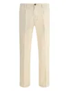 Germano 1952 Pleated Button-fastening Trousers In White