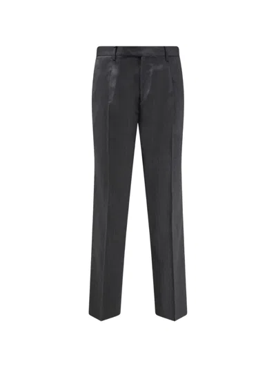 Germano 1952 Pressed-crease Straight-leg Trousers In Gray