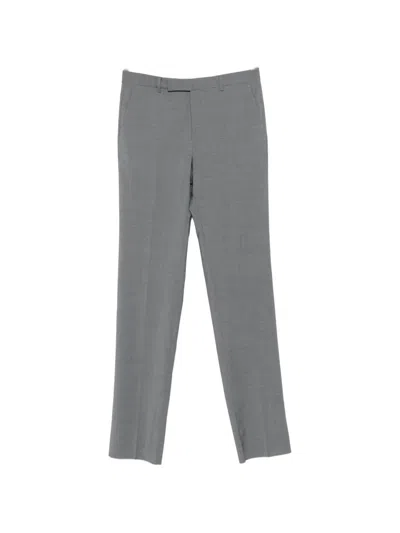 Germano 1952 Pressed-crease Tailored Trousers In Gray