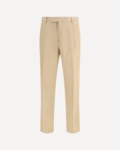 Germano Berlin Fit Cotton Pants In Nude