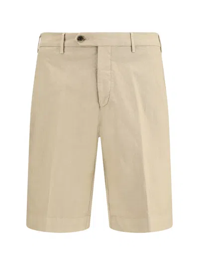 Germano Extended Flap Shorts In Neutral