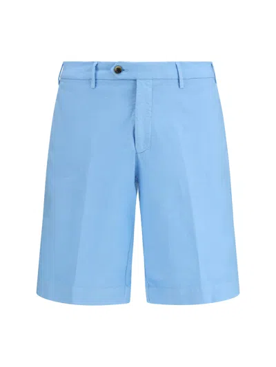 Germano Extended Flap Bermuda Shorts In Blue