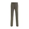 Germano Houndstooth Pattern Pants In Green