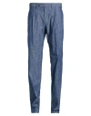 Germano Man Jeans Blue Size 40 Cotton, Elastane In Blue