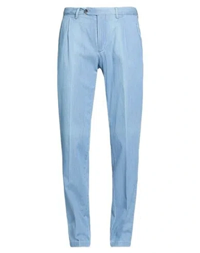Germano Man Jeans Blue Size 42 Cotton, Elastane