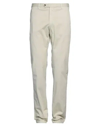 Germano Man Pants Beige Size 34 Cotton, Elastane In Beige