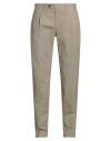 Germano Man Pants Beige Size 40 Cotton, Elastane In Neutral