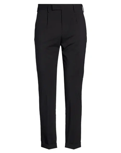 Germano Man Pants Black Size 36 Virgin Wool, Elastane