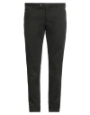 Germano Man Pants Dark Green Size 38 Modal, Cotton, Elastane In Black