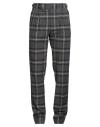 Germano Man Pants Grey Size 34 Cotton, Elastane In Gray