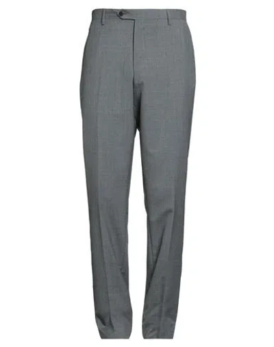 Germano Man Pants Grey Size 42 Virgin Wool In Gray
