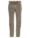 Germano Man Pants Light Brown Size 44 Cotton, Elastane