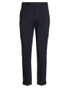 Germano Man Pants Midnight Blue Size 36 Virgin Wool, Elastane In Black