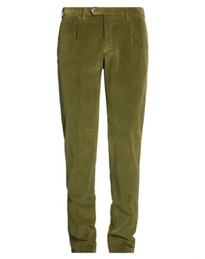 Germano Man Pants Military Green Size 36 Synthetic Fibers