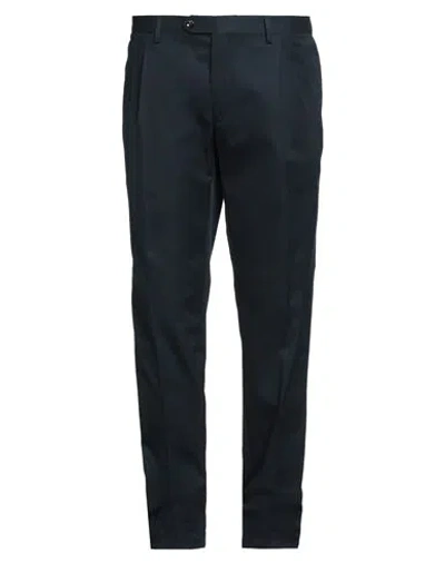 Germano Man Pants Navy Size 42 Cotton In Black