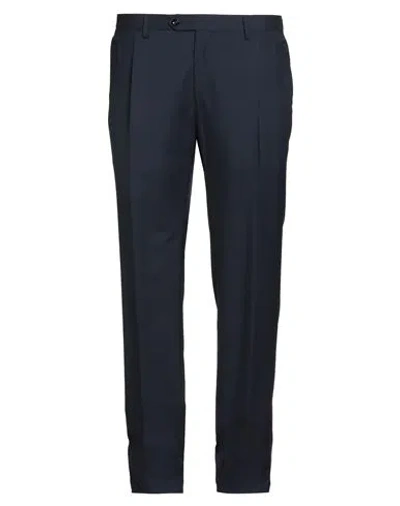GERMANO GERMANO MAN PANTS NAVY SIZE 44 VIRGIN WOOL