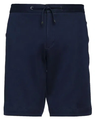 Germano Man Shorts & Bermuda Shorts Midnight Blue Size 38 Cotton, Polyamide