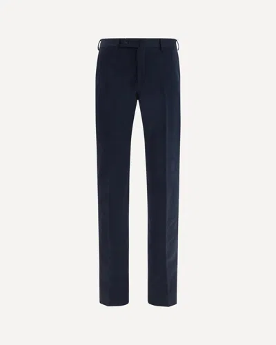 Germano Tailored Corduroy Pants In Blue