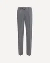 Germano Tailored Virgin Wool Pants In Gray