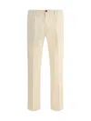 Germano Zama Cotton Slim Pants In Multi
