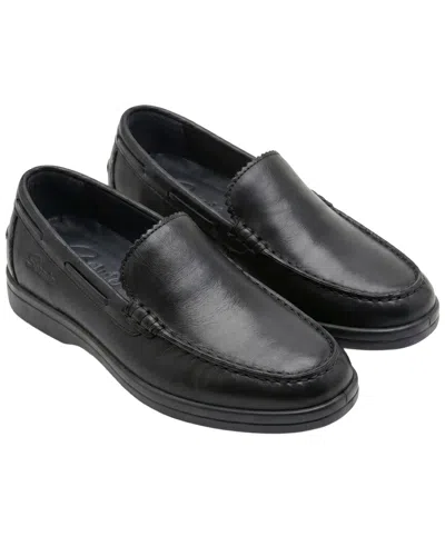 Gernie 20's Venitian Leather Sneaker In Black