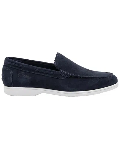 Gernie 20's Venitian Suede Sneaker In Blue