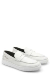 Gernie 22s Penny Loafer Sneaker In White Garda