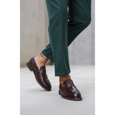 Gernie 24 Leather Penny Loafer In Multi