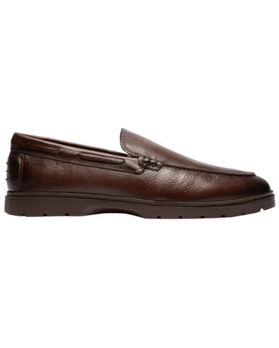 Gernie 28's Leather Venitian Loafer In Brown