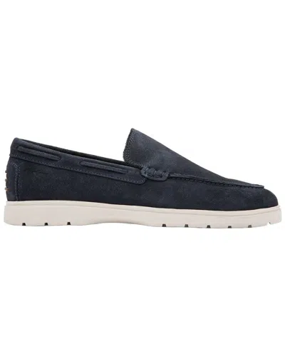 Gernie 28's Suede Venitian Loafer In Blue