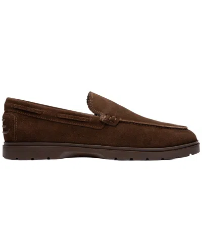 Gernie 28's Suede Venitian Loafer In Brown