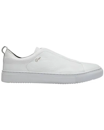 Gernie 33's Laceless Leather Loafer In White