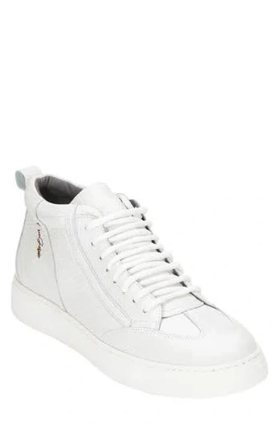 Gernie Garda High Top Sneaker In White
