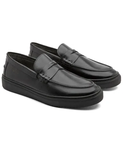 Gernie Nyc 22's Leather Penny Loafer In Black