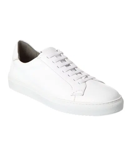 Gernie Nyc 36's Laceless Leather Sneaker In White