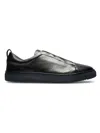 Gernie Nyc Men's 33's Slip On Low-top Leather Sneakers In Black