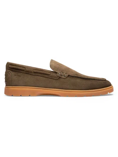 Gernie Nyc Men's Laceless Leather Loafers In Brown