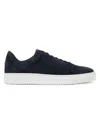 Gernie Nyc Men's Leather Sneakers In Blue