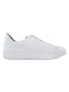 Gernie Nyc Men's Leather Sneakers In White