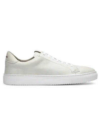 Gernie Nyc Men's Slip On Low-top Leather Sneakers In White