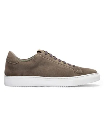 Gernie Nyc Men's Suede Laceless Low-top Sneakers In Brown