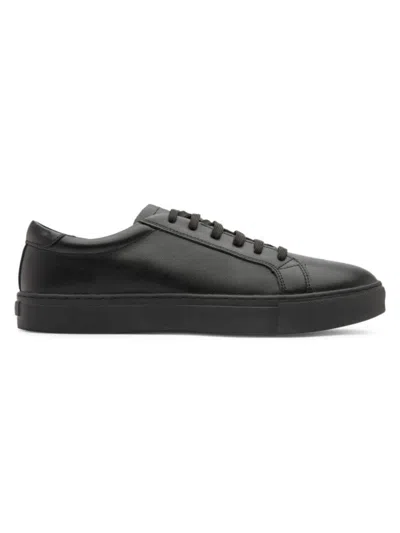 Gernie Nyc Men's The 22 Leather Low-top Sneakers In Black