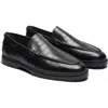 Gernie Venetian Low Top Loafer In Black