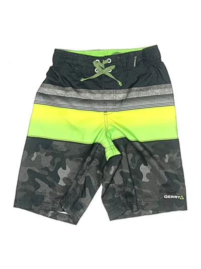 Pre-owned Gerry Kids' Board Shorts In Green