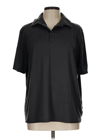 Pre-owned Gerry Short Sleeve Blouse In Black