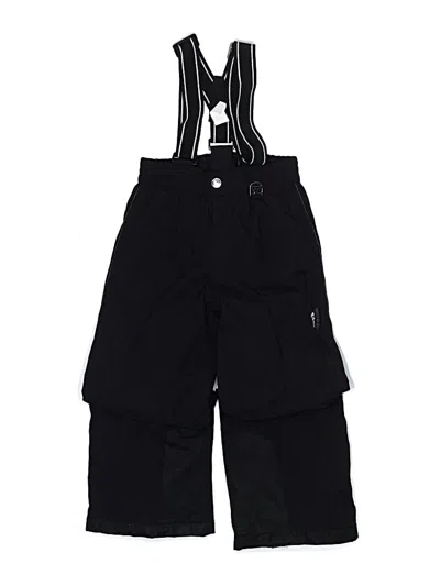Pre-owned Gerry Kids' Snow Pants With Bib In Black
