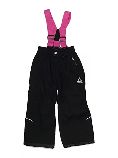 Pre-owned Gerry Kids' Snow Pants With Bib In Black