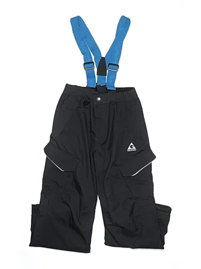 Pre-owned Gerry Kids' Snow Pants With Bib In Black