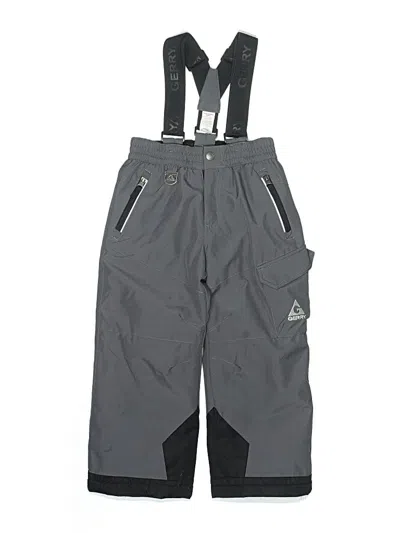 Pre-owned Gerry Kids' Snow Pants With Bib In Gray